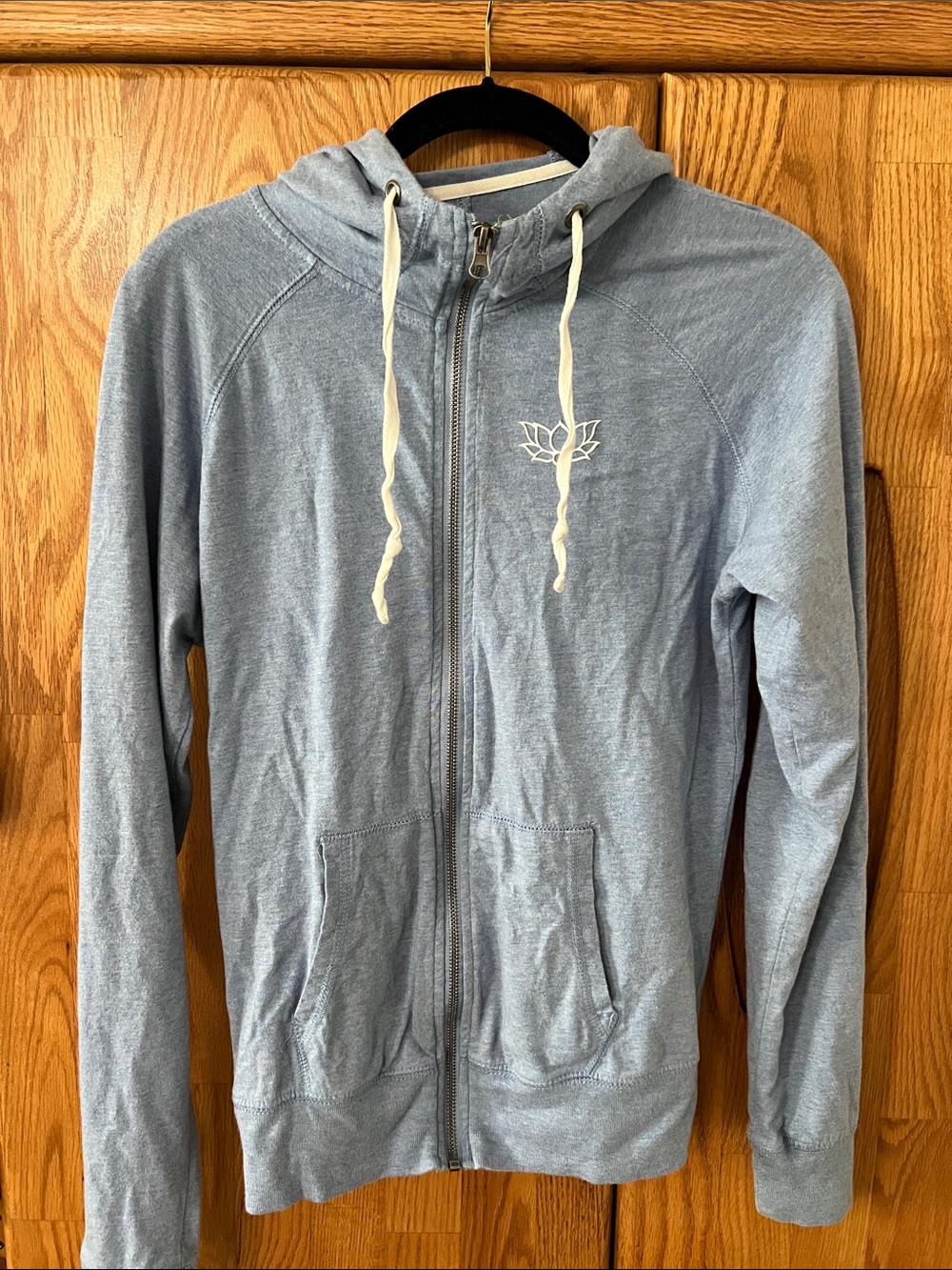 Earth Yoga organic zip up athletic hoodie